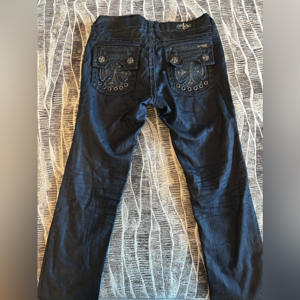 Women's Black Embellished Jeans